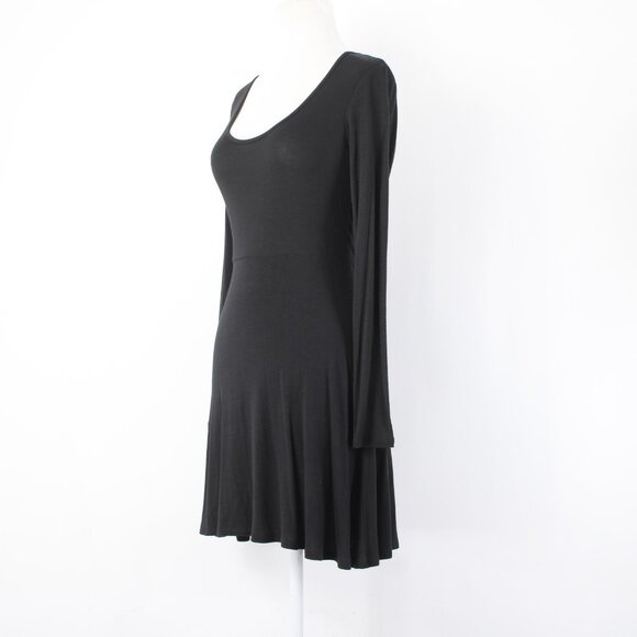BCBGeneration Dress $68 Sz XS Black Round Neck Unlined Rayon Spandex Dress - Picture 4 of 16